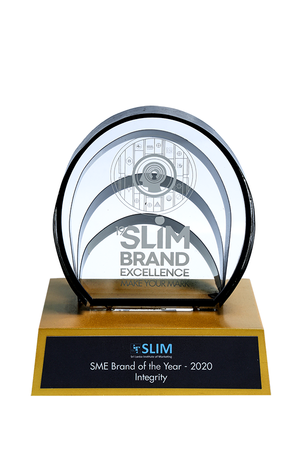 Brand of the Year Merit Award at SLIM Brand Excellence 2020
